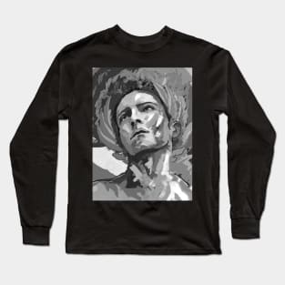 Black and white Apollo Greek Mythology Art Long Sleeve T-Shirt